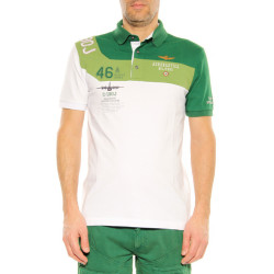 Polo Aeronautica Militare green-white